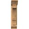 Ekena Millwork Balboa Traditional Smooth Bracket w/ Offset Brace, Western Red Cedar, 5 1/2"W x 18"D x 26"H BKT0604X18X26BOA01SWR - alternate 2